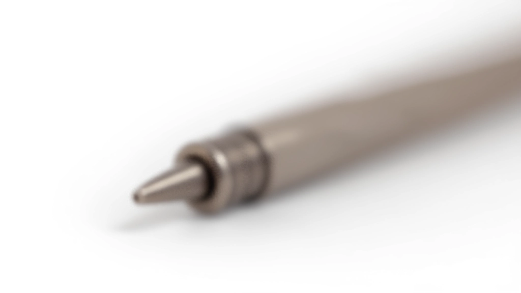 Close-up view of stick electrode with flux coating and metal core highlighted